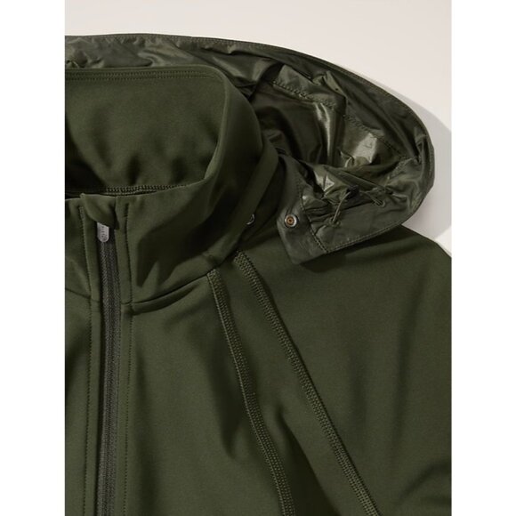 ATHLETA Interval Jacket M Medium | Aspen Olive #818685 NEW - Picture 4 of 5